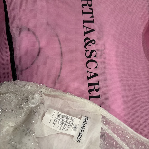 Portia and Scarlett Size 2 White Short Dress - Picture 6 of 6